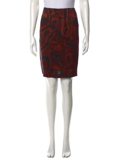 Pre-owned Dries Van Noten Silk Knee-length Skirt In Multi