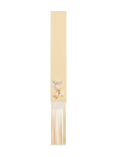 Dries Van Noten Silk Scarf In Neutral