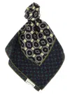 Dries Van Noten Geometric Pattern Silk Scarf With Intricate Detailing In Multi
