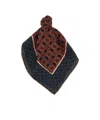 Dries Van Noten Geometric Pattern Silk Scarf With Refined Edges In Multi