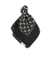 Dries Van Noten Geometric Pattern Silk Scarf With Intricate Detailing In Multi