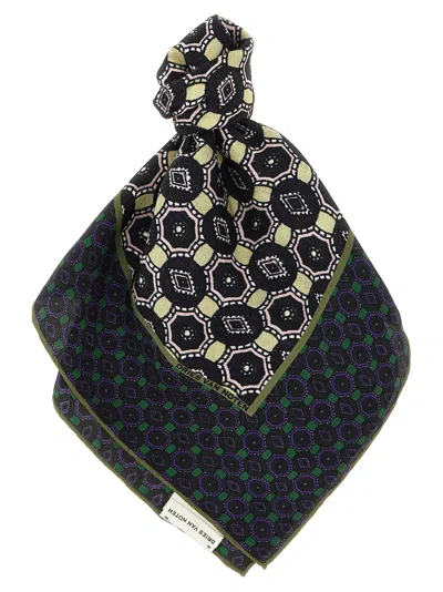 Dries Van Noten Silk Scarf In Multi