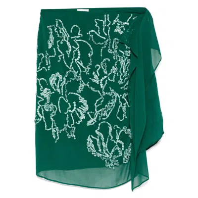 DRIES VAN NOTEN SILK SKIRTS