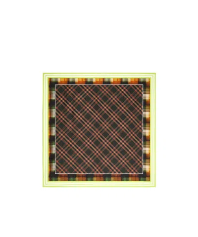 Dries Van Noten Silk Square Scarf In Multi
