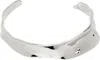 Dries Van Noten Silver Brass Bracelet In 952 Silver