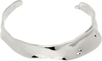 Dries Van Noten Silver Brass Bracelet In 952 Silver