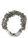 Dries Van Noten Chunky Metallic Necklace With Textured Finish