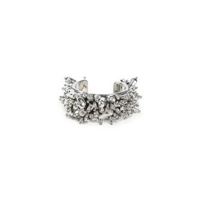 DRIES VAN NOTEN SILVER METALLIC BRACELET