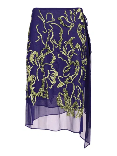 Dries Van Noten Sima Skirts Violet