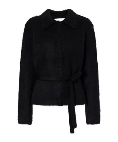 Dries Van Noten Simple Cardigan In Black