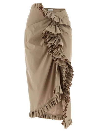 Dries Van Noten Sina Skirts Beige In Brown
