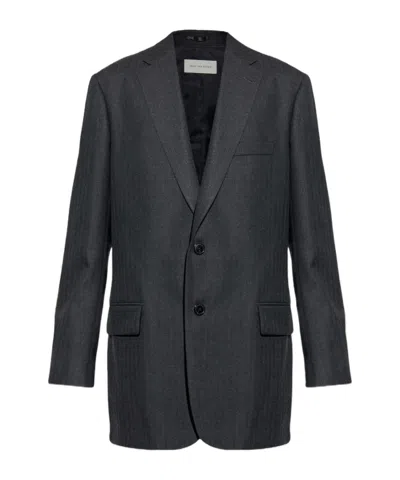 Dries Van Noten Single-breasted Blazer In Black