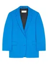 Dries Van Noten Single-breasted Blazer In Blue