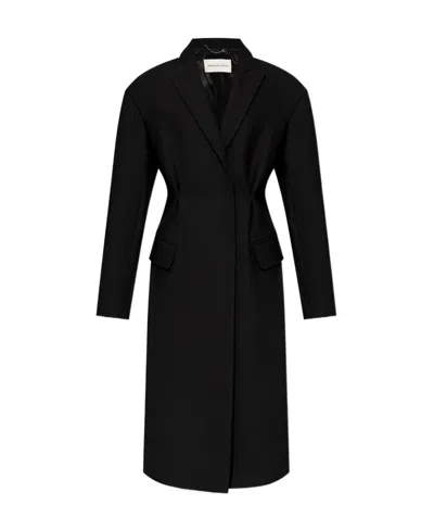 Dries Van Noten Single-breasted Coat In Black