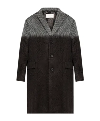 Dries Van Noten Single-breasted Coat In Black