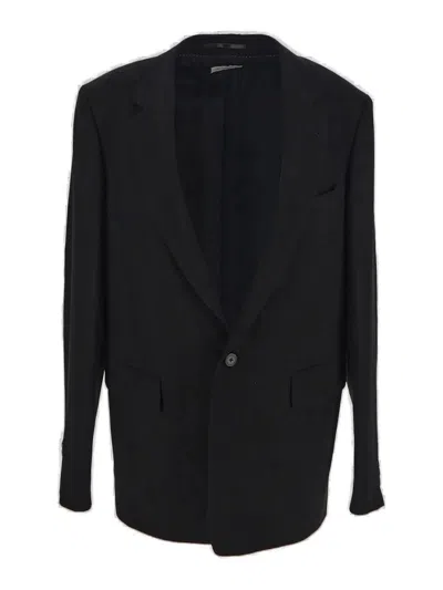 Dries Van Noten Single Breasted Jacket In Black