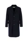 Dries Van Noten Wool Blend Coat With Long Sleeves And Vent In Black