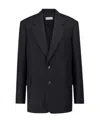 Dries Van Noten Single-breasted Wool Blazer In Black