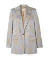 Dries Van Noten Single-breasted Suit Jacket In Gray