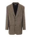 Dries Van Noten Single-breasted Suit Jacket In Green