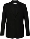 Dries Van Noten Single-breasted Wool Blazer In Black