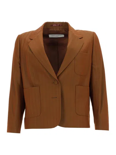 Dries Van Noten Single-breasted  Jacket In Brown