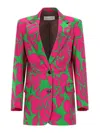 Dries Van Noten Single-breasted Jacket In Multicolour