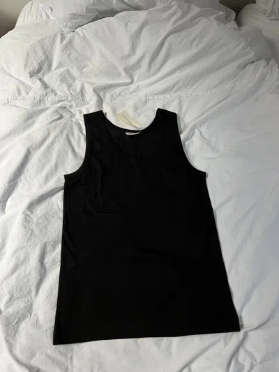 Pre-owned Dries Van Noten Singlet Sleeveless Shirt Helio Tank Top In Black