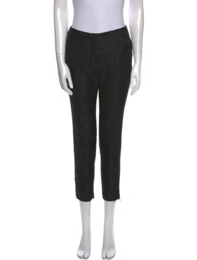 Pre-owned Dries Van Noten Skinny Leg Pants In Black