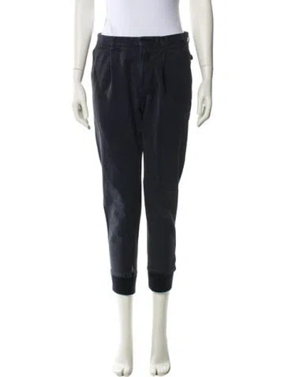 Pre-owned Dries Van Noten Skinny Leg Pants In Blue