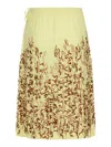 Dries Van Noten Embellished Midi Skirt With Side Tie Detail