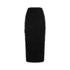 Dries Van Noten Skirt With Drape In Black