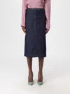 Dries Van Noten Skirt  Woman Color Indigo In Blue