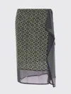 Dries Van Noten Asymmetric Skirt Featuring Geometric Design In Multi
