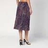 Dries Van Noten Skirt In Jacquard Cotton-blend Viscose