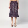 Dries Van Noten Skirt In Jacquard Cotton-blend Viscose