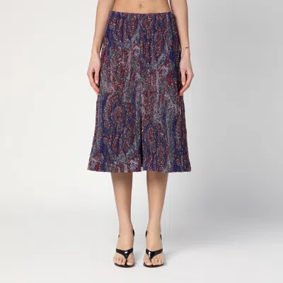 DRIES VAN NOTEN DRIES VAN NOTEN SKIRT IN JACQUARD COTTON BLEND VISCOSE