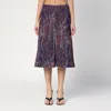 Dries Van Noten Skirt In Jacquard Cotton-blend Viscose
