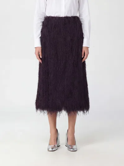 Dries Van Noten Skirt Woman In Brown