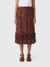 半身裙 DRIES VAN NOTEN 女士 颜色 橙色