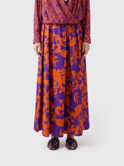 Dries Van Noten Skirt Woman  In Orange