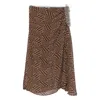 Dries Van Noten Spotted Skirt In Brown