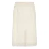 Dries Van Noten Women Sokna Midi Skirt In White