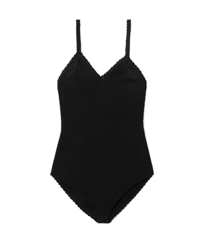 Dries Van Noten Sleeveless Bodysuit In Black
