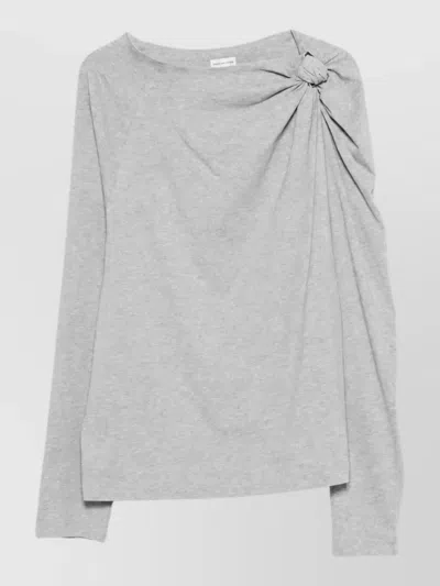 Dries Van Noten Sleeveless Bodysuit In Gray