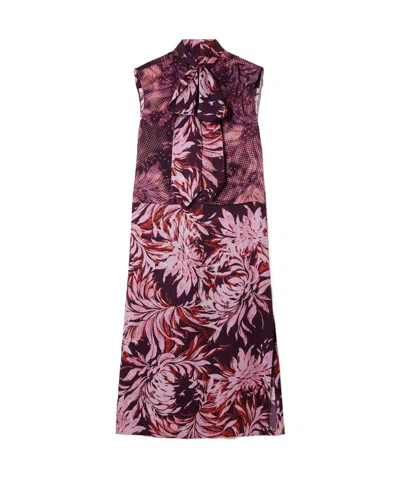 Dries Van Noten Sleeveless Dress In Brown