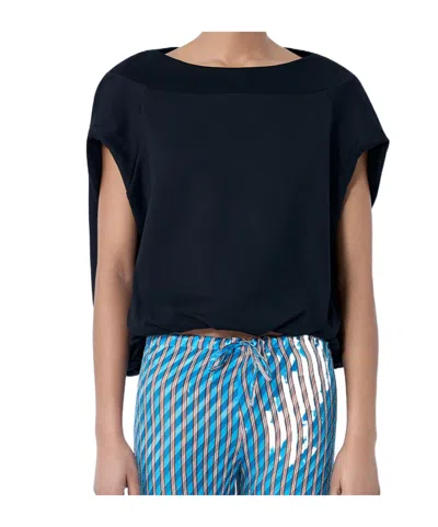 Dries Van Noten Sleeveless Off-shoulder Top In Black