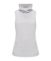Dries Van Noten Sleeveless Sweater In White