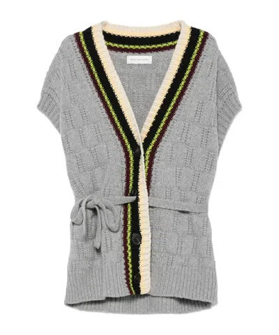 Dries Van Noten Sleeveless Vest In Gray