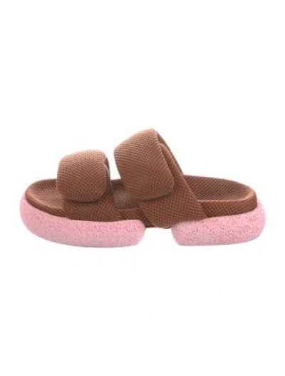 Pre-owned Dries Van Noten Slides In Brown